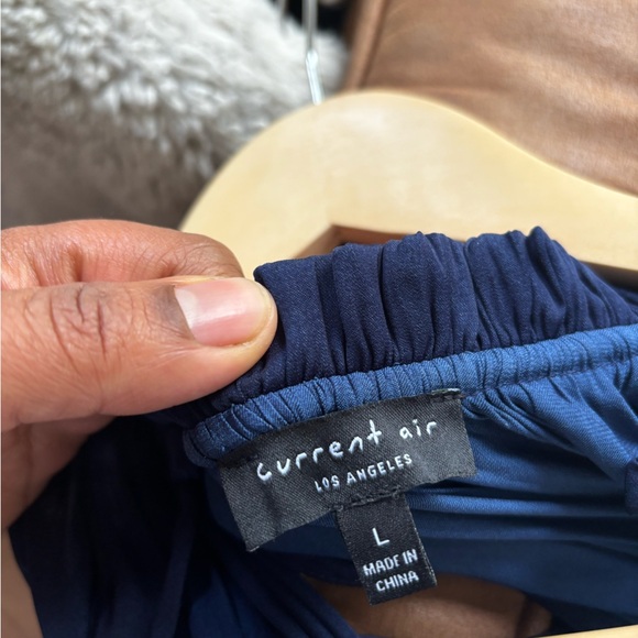 Anthropologie CURRENT AIR | Cara sleeveless Pleated Mini dress | size Large - Picture 7 of 11